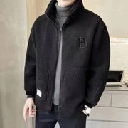 Men's Faux Fleece Thick Jacket