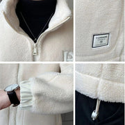 Men's Faux Fleece Thick Jacket