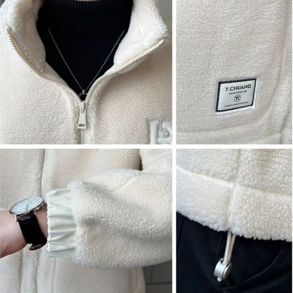 Men's Faux Fleece Thick Jacket