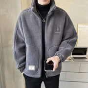 Men's Faux Fleece Thick Jacket