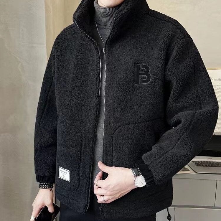 Men's Faux Fleece Thick Jacket