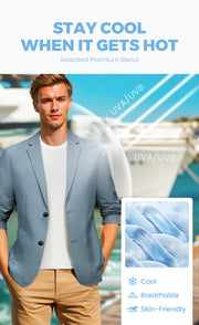 Men's Summer Lightweight Fashion Blazer