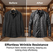 Modern Fit Printed Long Sleeve Shirt